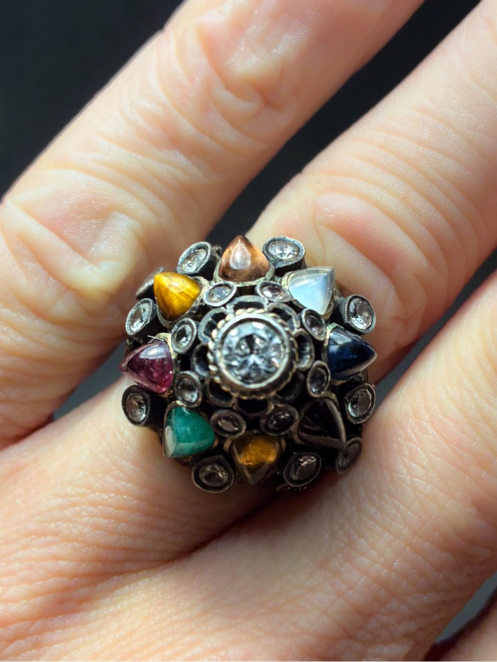 RARE Antique Thai Princess (Harem) Ring | 14KT Gold | Size 7 - Picture 2 of 5